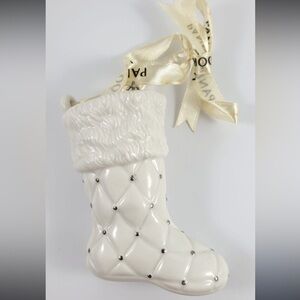 NWB! PANDORA Porcelain Stocking Ornament